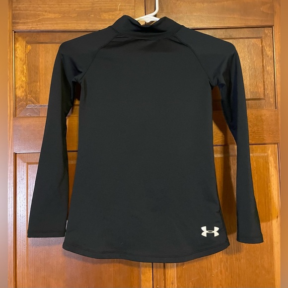 Girls Under Armour Cold Gear Fitted Long Sleeve Shirt - Picture 1 of 4